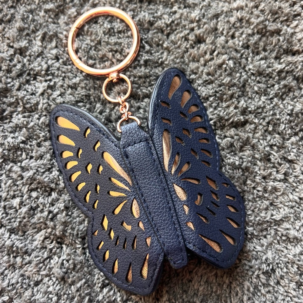 Vera Bradley Butterfly Bag Charm/Keychain
